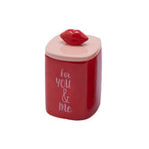 Candela Profumata Kiss Rossa H13 L8 | Candele profumate per San Valentino - 610006-Rossa