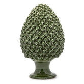 EDG - Enzo De Gasperi Decoro Pigna Ceramica Verde H40 D24 - 8100056A700