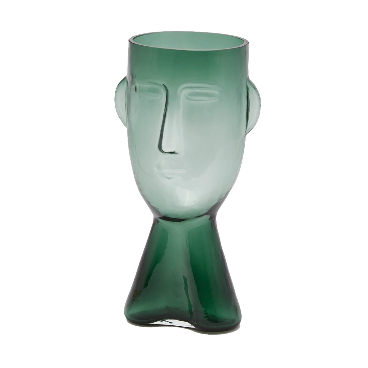 Vaso Faccia in vetro verde H31 D13 - 105715,70