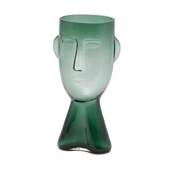 Vaso Faccia in vetro verde H31 D13 - 105715,70