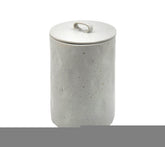 FENG - Barattolo in ceramica gres con coperchio ermetico grigio H20 - 014957