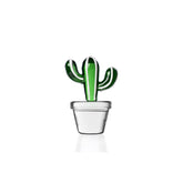 Fermacarte in vetro Borosilicato Cactus Verde Collezione Desert Plant Ichendorf Milano - 09352112