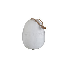 Fermaporte in Cemento con scritta Welcome - 2103-4