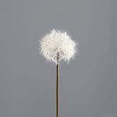Fiore di Tarassaco Artificiale Bianco H70 D16 Cm - Fiori Artificiali di Qualità - 2100137A100