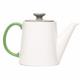 My Tea Pot: teiera bianca-grigia in ceramica Jansen CO - JC1139