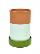 Porta bottiglia in terracotta con sottopiatto smaltato Serax - JC1332