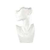 Vaso Jolie White H36,5 | Vaso corpo di donna in ceramica - 708446