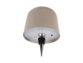 Lampada da Bottiglia Cone Hat LED H13 D10 CM - Colore Grigio Tortora | Present Time - LM2246WG