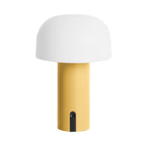 Lampada da Tavolo Luca Giallo Ocra – Design Moderno e Funzionalità Senza Fili - LM2189YE