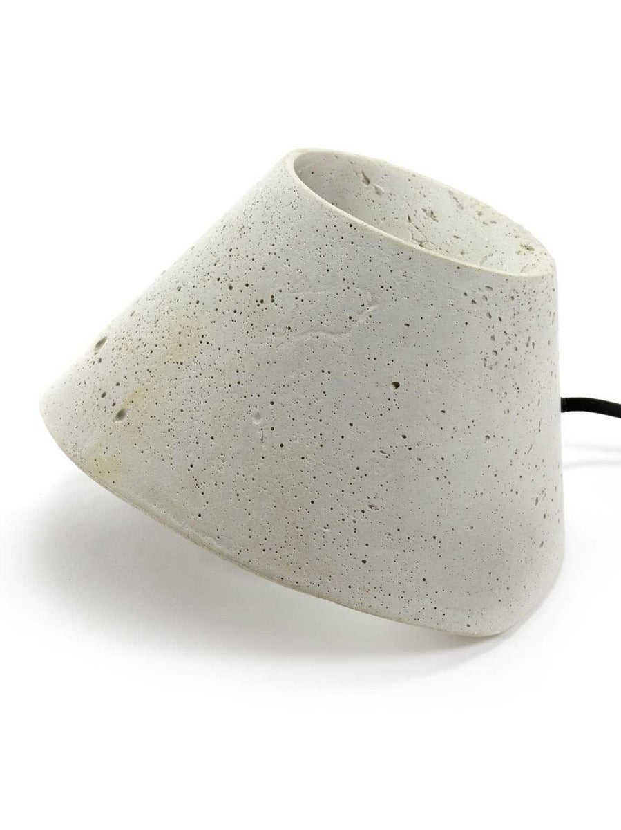 Lampada da appoggio EAUNOPHE in cemento bianco L - B7218426