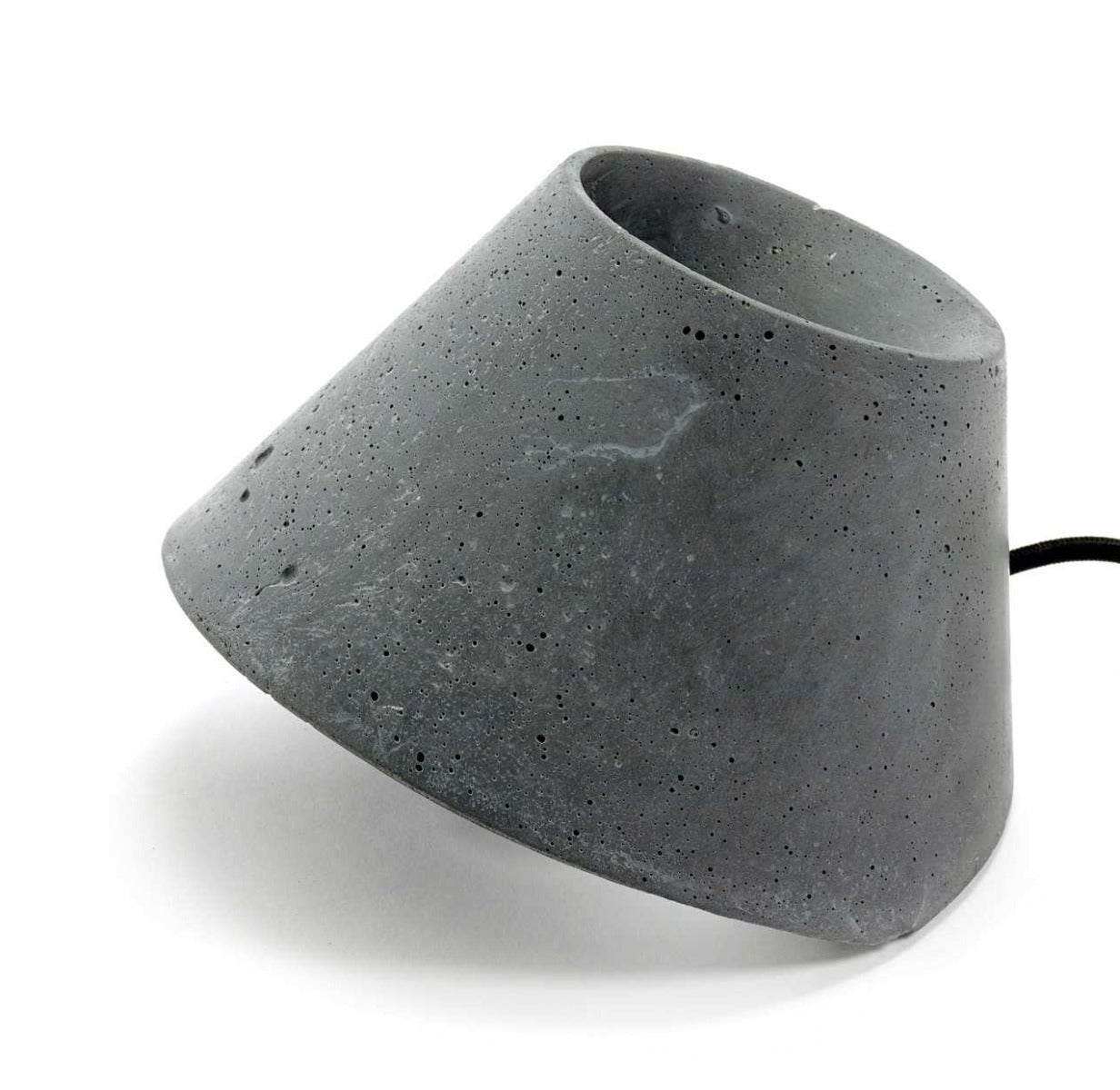 Lampada da appoggio EAUNOPHE in cemento grigio L - B7218427