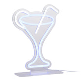 Lampada Neon LED Light Cocktail Blue - LM2272BL