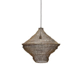 Hyden : Lampada a sospensione in metallo con rete ottone H52 - 700787