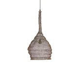 Lampadario a goccia in rete metallo marrone H70 - 713893