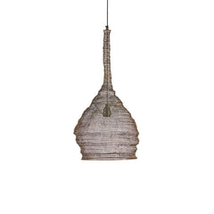 Lampadario a goccia in rete metallo marrone H70 - 713893
