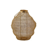 Lanterna Rete in metallo Oro H43 D39 Design EDG - Enzo De Gasperi - 602609,01