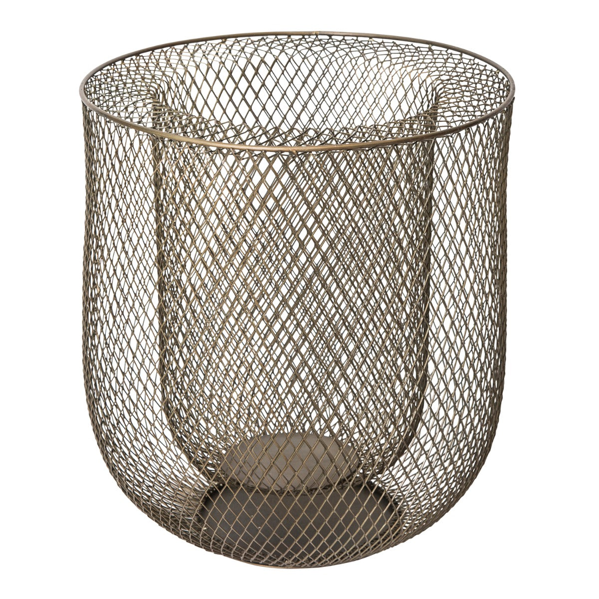 Lanterna Hayden | Lanterna in rete metallica bronzo - 700786