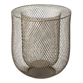 Lanterna Hayden | Lanterna in rete metallica bronzo - 700786