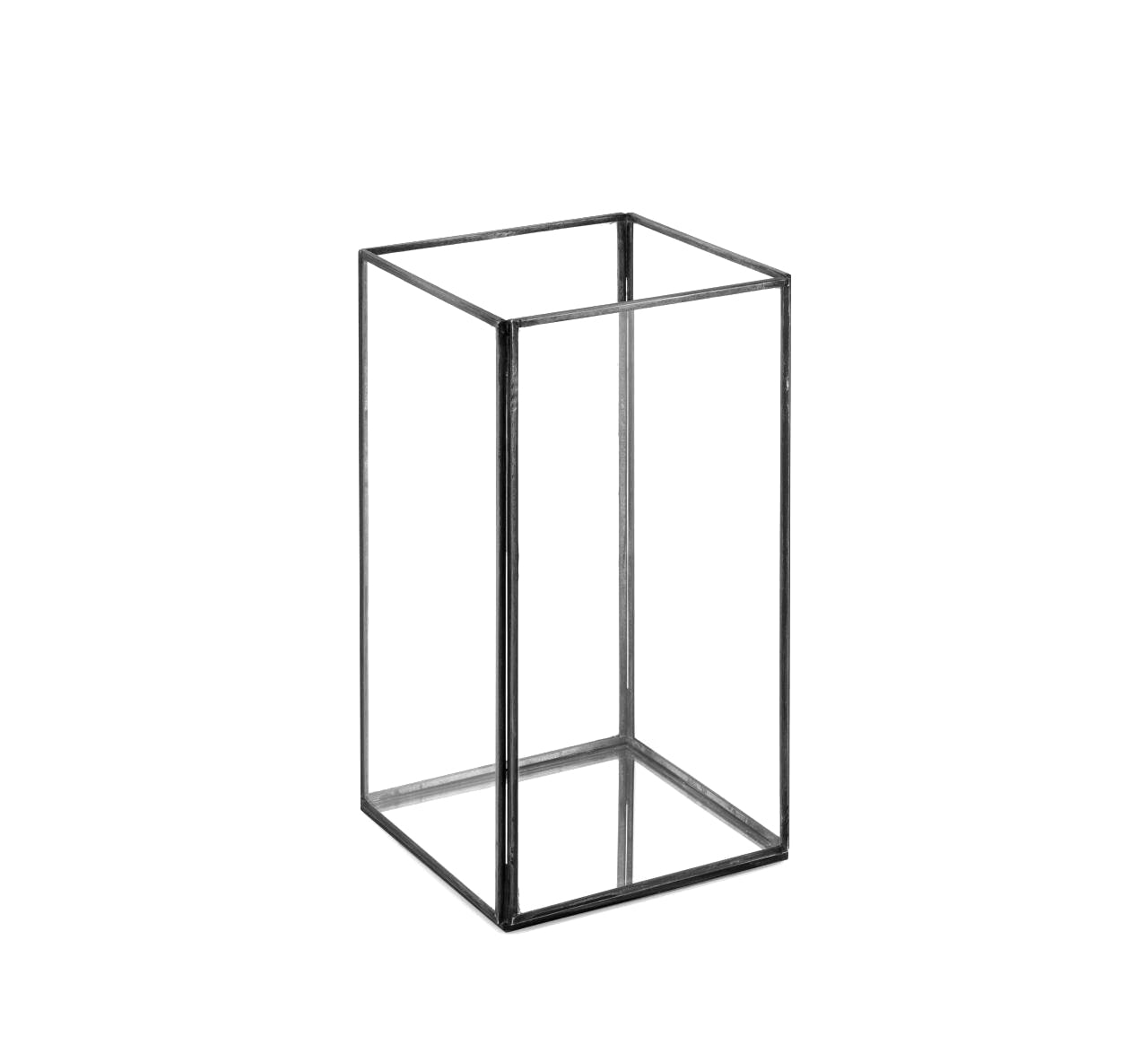 Lanterna Quadrata Aperta Nera H30 - 102759,90