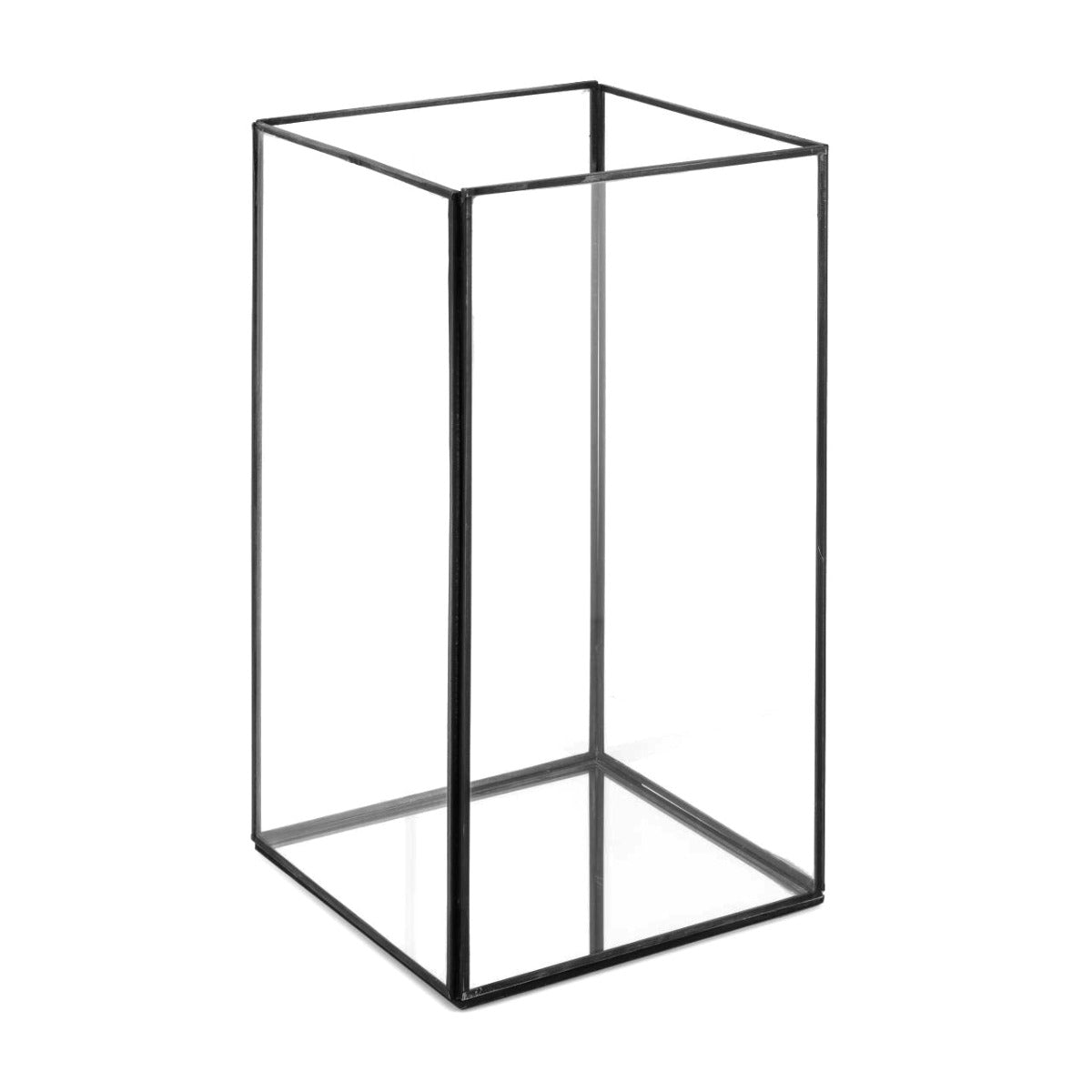 Lanterna Quadrata Aperta Nera H40 - 102758,90