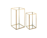 Lanterna Quadrata Aperta Oro - CONFIG0192