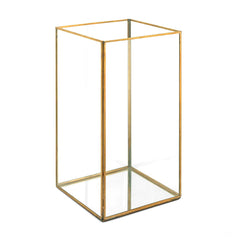 Lanterna Quadrata Aperta Oro H40 - 102758,01