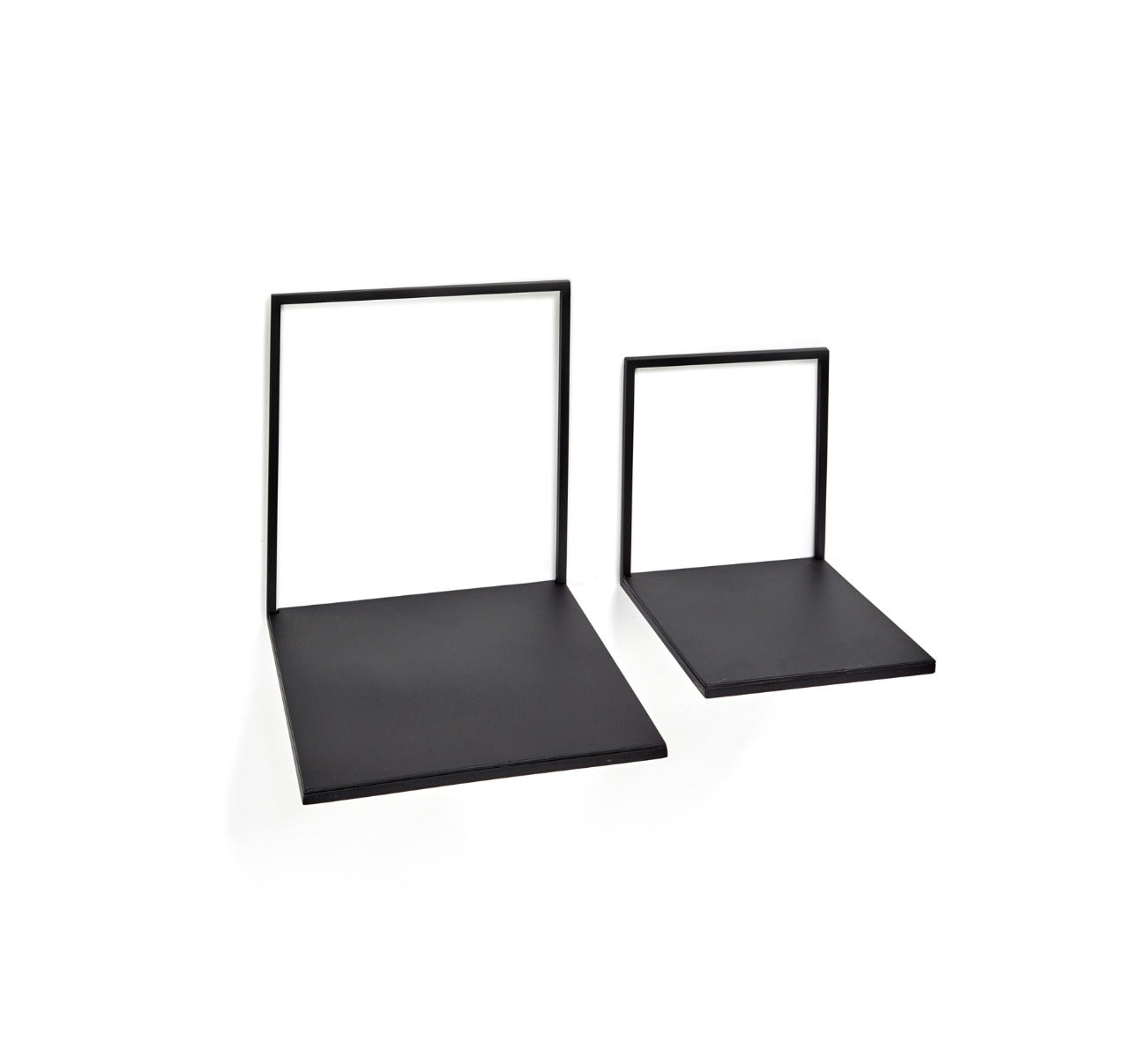 Mensola in ferro di colore nero - CONFIG0274