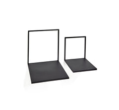 Mensola in ferro di colore nero - CONFIG0274