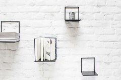 Mensola in ferro di colore nero - CONFIG0274