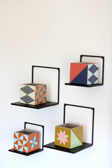 Mensola in ferro di colore nero - CONFIG0274