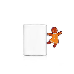 Mug Mrs. Pan di Zenzero Sweet & Candy in vetro borosilicato Ichendorf Milano