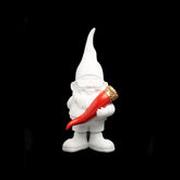 Statuetta In Poliresina Nano Bernardo Lucky Bianco H12 Cm - NANO121092