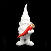 Statuetta In Poliresina Nano Bernardo Lucky Bianco H29 Cm - NANO291090