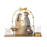 Baden Collection - Natività in Metallo Porta Tealight Arco di Stelle