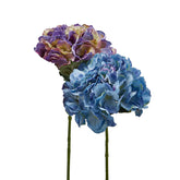 Ortensia artificiale Set 2Pz. Colore Blu mix H45 | Fiori artificiali di qualità - 215524,67