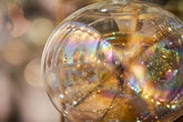 Palla Bolla Iride D15 : Palline di Natale in vetro Iridescente - 678122