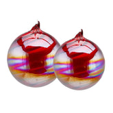 Palla vetro spirale Red | Palline in vetro EDG - CONFIG0368