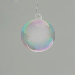 Palla Iride D12 : Palline di Natale in vetro iridescente - 665026,00