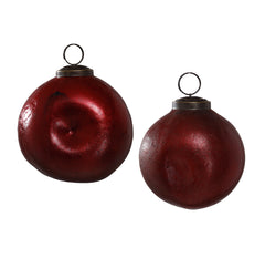 Pallina di Natale Steffi Rossa | Palline di Natale in vetro - CONFIG0283