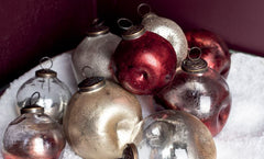 Pallina di Natale Steffi Rossa | Palline di Natale in vetro - CONFIG0283