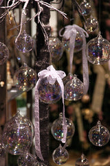 Palla Iride : Palline di Natale in vetro iridescente - CONFIG0219