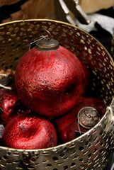 Pallina di Natale Steffi Rossa | Palline di Natale in vetro - CONFIG0283