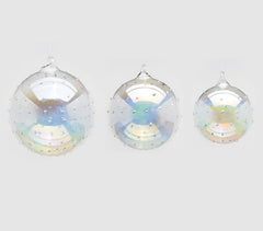 Palla Vetro Mina : Palline di Natale in vetro soffiato - CONFIG0208