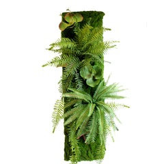 Quadro Pannello Verde Verticale Artificiale 100 X 27Cm - pannello-green-100x27