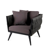 Poltrona Stringhe Grigio Antracite EDG | Arredo di design outdoor - 740656