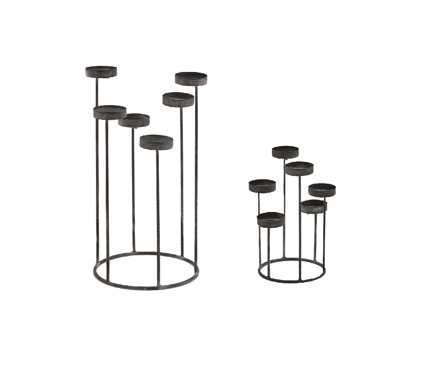 Potacandela Steli in metallo - CONFIG212