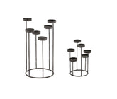 Potacandela Steli in metallo - CONFIG212