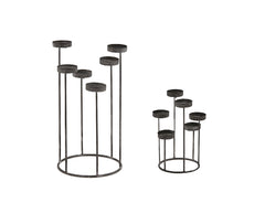 Potacandela Steli in metallo - CONFIG212