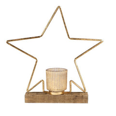 Portacandele Stella Oro H40 - 1213668