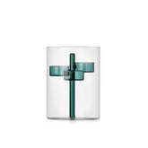 IRIS Porta Tealight 3 Candele Verde Petrolio Ichendorf Milano - 09313092